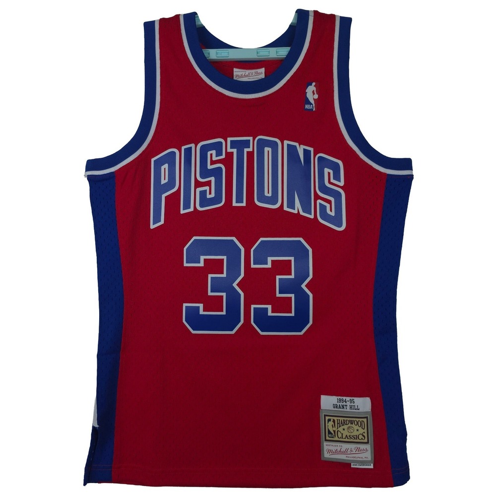 Grant Hill Detroit Pistons Mitchell & Ness NBA Small Jersey‎ 1994-95 Red #33 NWT